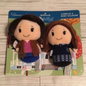 Hallmark itty bittys Gilmore Girls Lorelai Rory plush dolls *New*